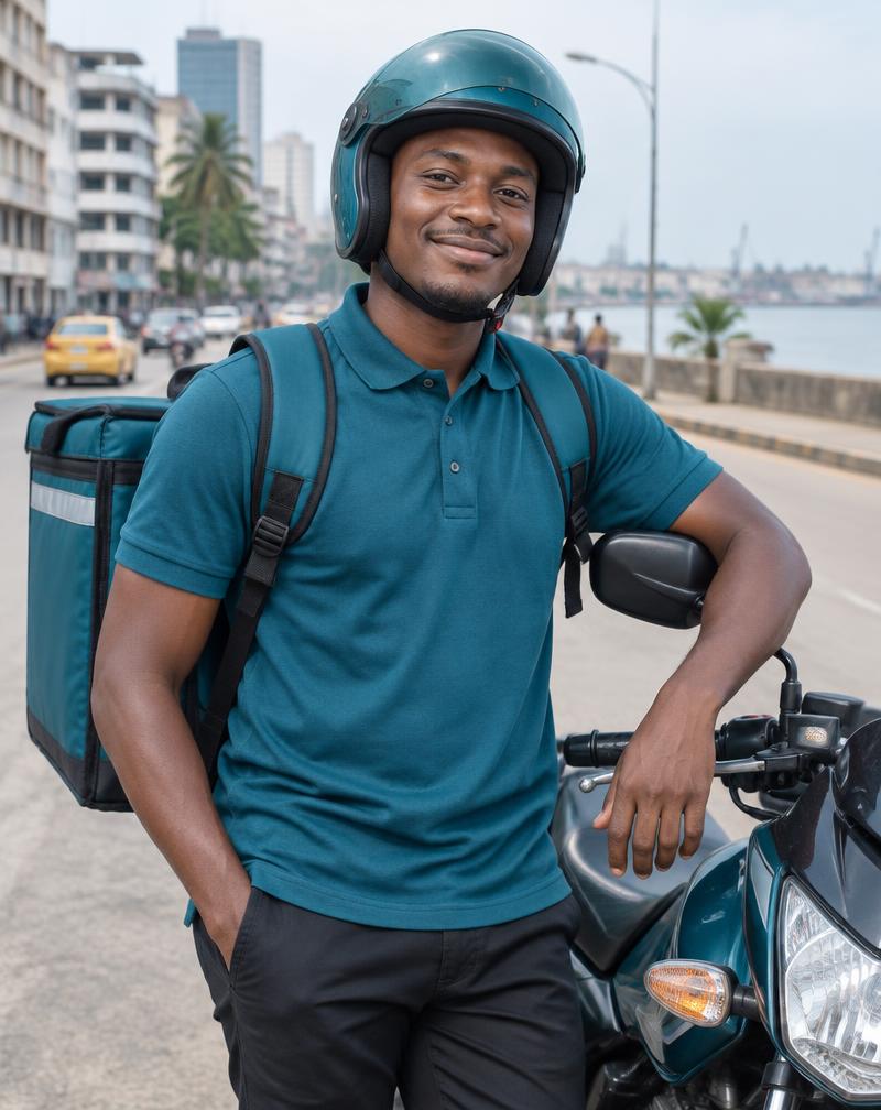 RyteNow rider on a motorbike